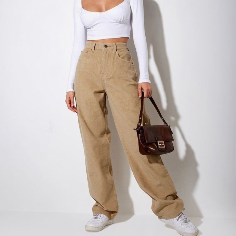 Vintage 90s Tan Corduroy Pants
